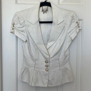Bebe blazer peplum